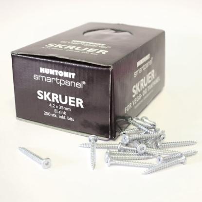 Huntonit skruer til væg, 4,2x35 mm - 250 stk./pk.