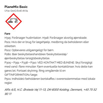Alfix PlaneMix Basic fiberforstærket gulvspartelmasse, grå - 20 kg