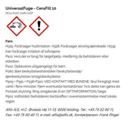 Alfix UniversalFuge CeraFill 10 universalfuge, jurabeige - 5 kg
