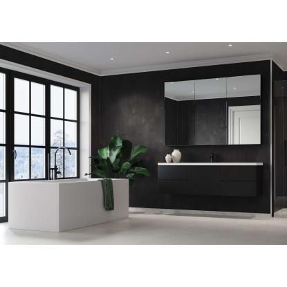 Fibo Cement vådrumspanel, 10 x 600 x 2400 mm, lentini dark stone