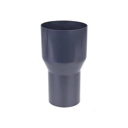 Plastmo overgang, PVC, Ø90/Ø75 mm, grafit