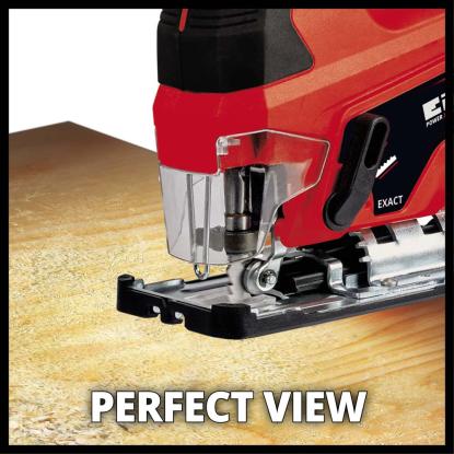 Einhell TC-JS 18 Li akku stiksav med kuffert, 5 klinger, 2,5 Ah batteri og lader