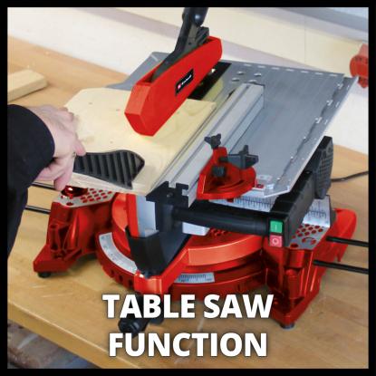 Einhell TC-MS 3017 T geringssav med arbejdsbord