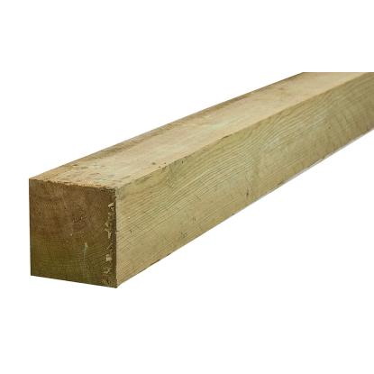 Frøslev stolpe, 75 x 75 x 2700 mm, grøn trykimprægeret fyr