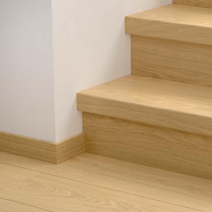 Pergo vinyl trappeafdækning/trappeforkantsprofil, Honey Danish Oak, 1484 x 146 x 62 mm