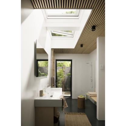 VELUX CVU 0225QA INTEGRA elektrisk karm til fladtagsvindue, 3-lags glas