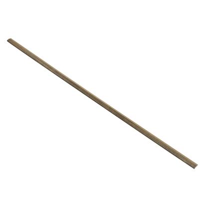 I-Wood afslutningsliste til akustikpanel, sort olieret, brun filt og lys kerne, egefiner, 16 x 42 mm
