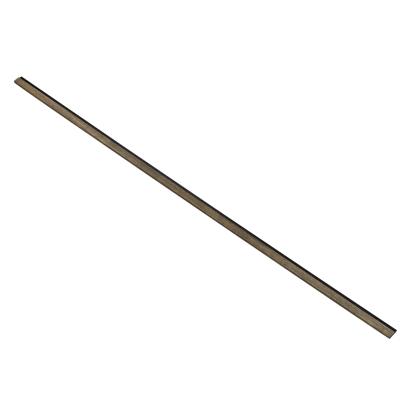 I-Wood afslutningsliste til akustikpanel, sort olieret, sort filt og sort kerne, egefiner, 17 x 42 mm