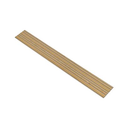 I-Wood Basic Mixed akustikpanel, klar olieret, beige filt og sort kerne, egefiner, 17 x 300 mm 