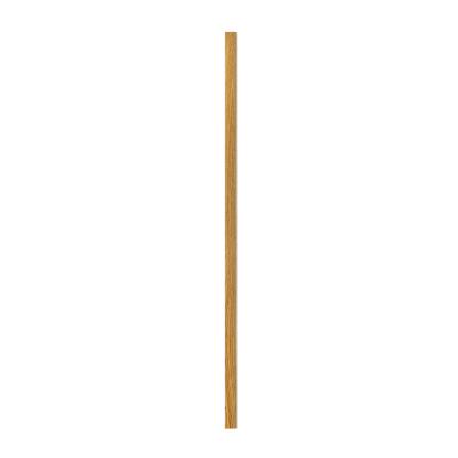I-Wood afslutningsliste til 4-lamel akustikpanel, brun olieret, beige filt og sort kerne, egefiner, 17 x 67 mm