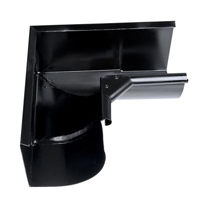 Plastmo Sort Stål Arkitekt indvendig gering, 1/4 rund, 90°
