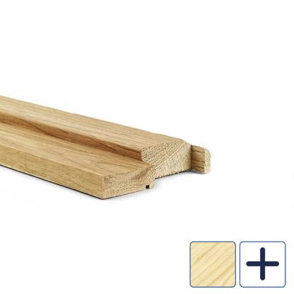 Swedoor bundstykke i lakeret ask, 110 mm