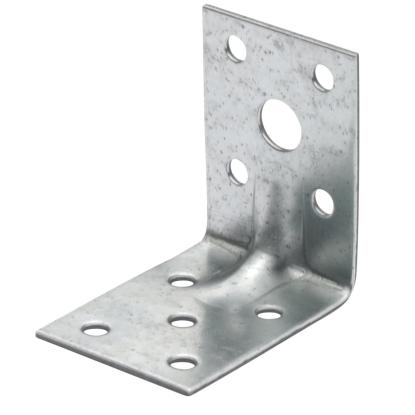 SIMA vinkelbeslag S35 PL med rib, pregalvaniseret, 50 x 50 x 1,5 x 35 mm