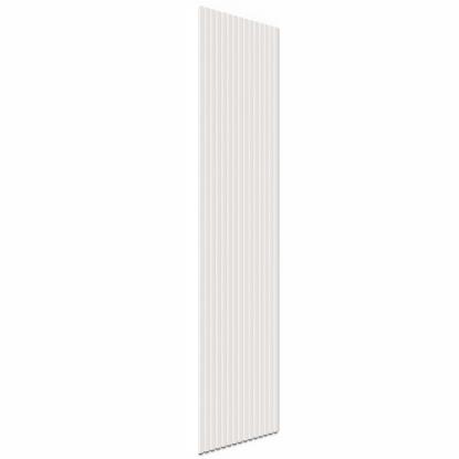 FOG & VENØ Foiled akustikpanel, hvid, hvid filt, 600 x 2400 x 20 mm