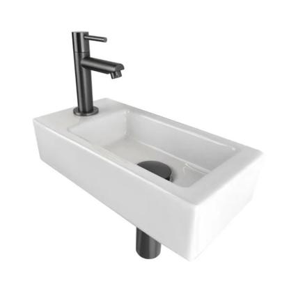 Best Design Moya One Pack håndvask, venstre, 36 x 18 cm, gunmetal