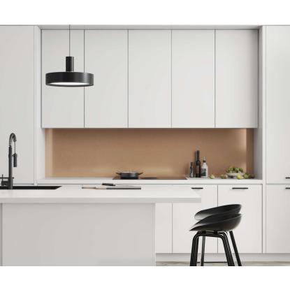 Fibo Kitchen Board vægplade, 10 x 600 x 580 mm, copper metal - 2 stk.