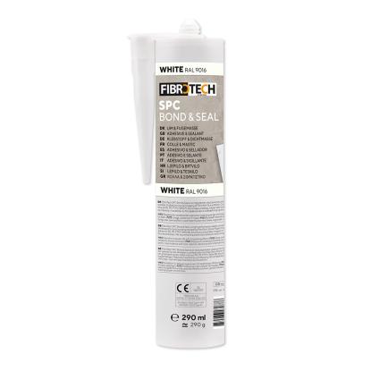 FibroTech SPC Bond & seal lim og fugemasse, RAL 9010, hvid - 290 ml