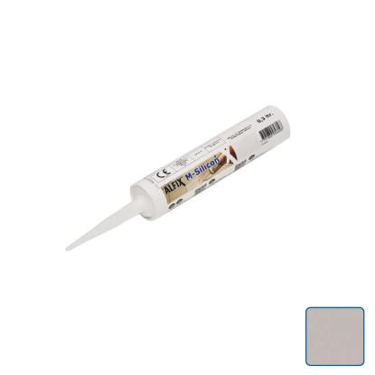 Alfix M-Silicon højelastisk fugemasse, grå - 300ml