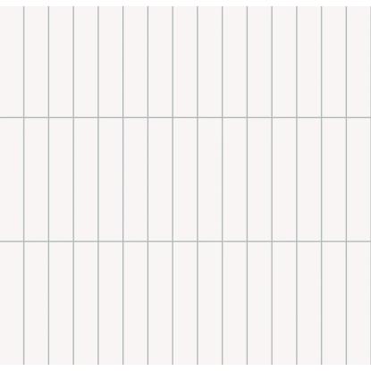 Fibo Kitchen Board vægplade med 4 x 20 cm fliselook,  10 x 600 x 580 mm, white silk  - 2 stk.