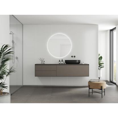 Fibo Colour vådrumspanel med 60 x 240 cm fliselook, 10 x 600 x 2400 mm, rhodos white silk