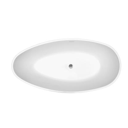 Best Design Bomber badekar, 180 cm, hvid højglans