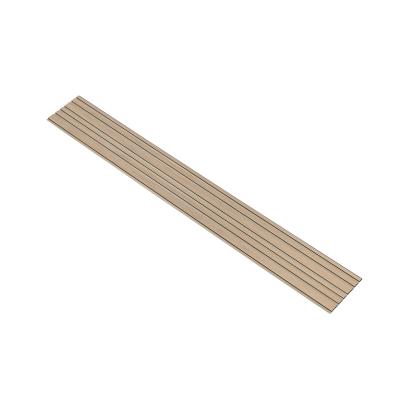 I-Wood Basic Mixed akustikpanel, ubehandlet natur, beige filt og sort kerne, egefiner, 17 x 300 mm 