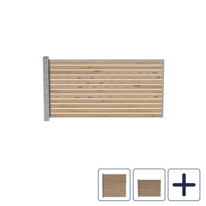 Wimex Trend Classic hegnsfag med Rombe S17 og stolpe, termofyr