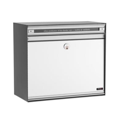 Allux SC200 postkasse uden lås, med alulåge, aluminium