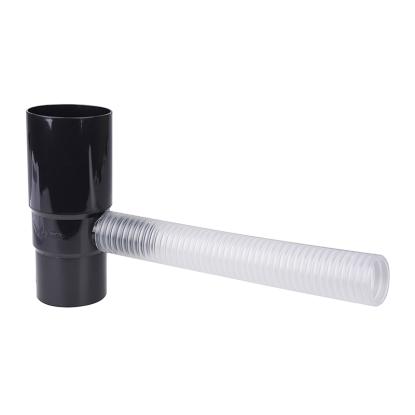 Plastmo vandudtag med flexslange, PVC, Ø75 mm, sort