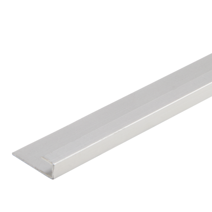 FibroTech SPC edge profile, 4,5 x 18 x 2610 mm, krom