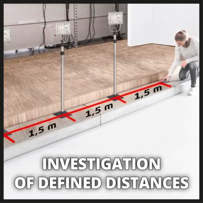 Einhell TC-LD 50 laserafstandsmåler med opbevaringspose, 50 meter
