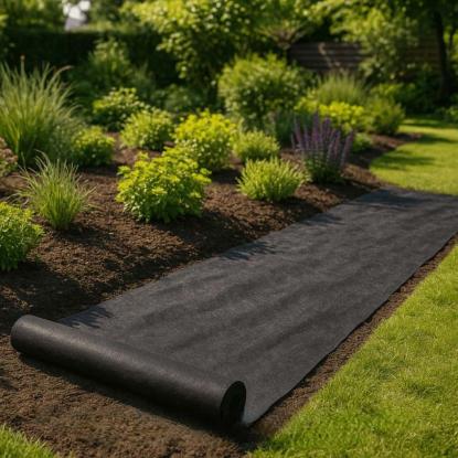 BMC ukrudtsdug, 120g/m², sort, 1 x 25 meter
