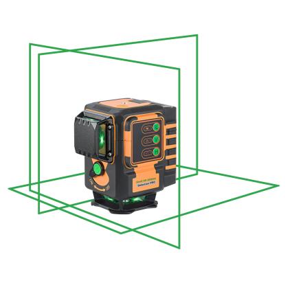 geo-FENNEL Geo6-XR GREEN SP selvnivellerende krydslinjelaser med 6 laserkryds