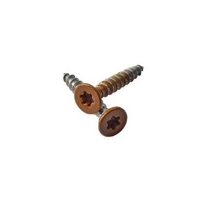 Wimex coverskrue, 4,0 x 40 mm, brun - 50 stk.