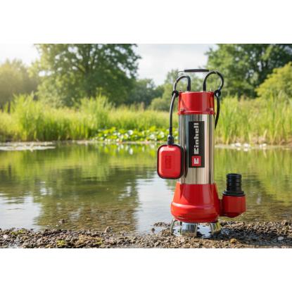 Einhell GC-DP 1340 G dykpumpe til urent vand, 23.000 liter/time