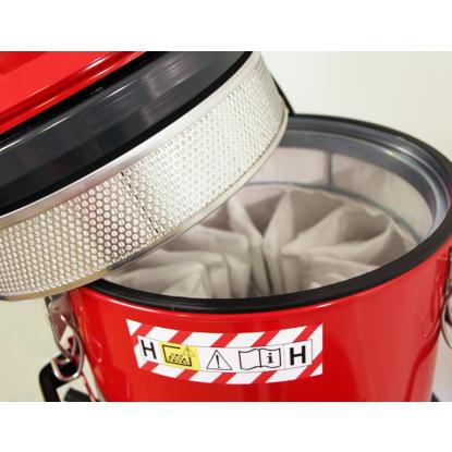 Delfin DM3 H-industristøvsuger med fast spand, 3450 W