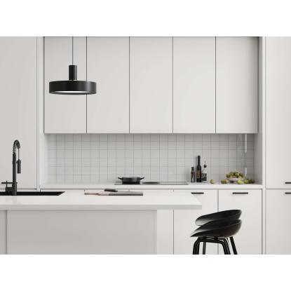 Fibo Kitchen Board vægplade med 10 x 10 cm fliselook, 10 x 600 x 580 mm, denver white high gloss - 2 stk.