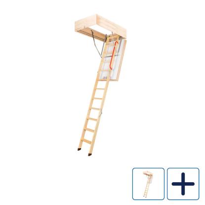 FAKRO LWT Super Energy 80 lofttrappe, 242-305 cm lofthøjde