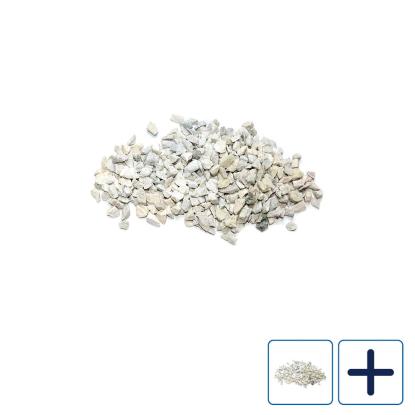 Midtjysk Mørtelfabrik granitskærver, hvid, 8-11 mm