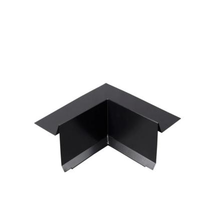 Vindskede, 80 mm, indvendigt hjørne, sort, 270° vinkel