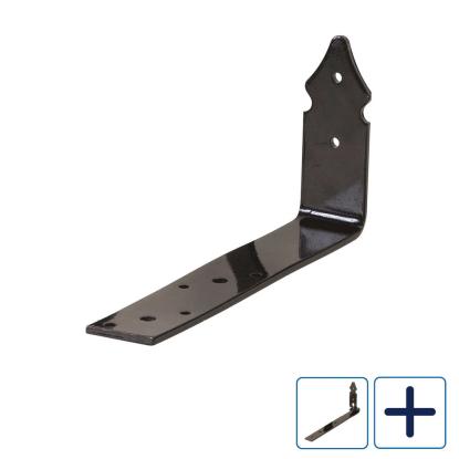 SIMA Tørv tagkrog, varmforzinket, sort