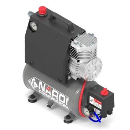 KGK Koala 2 oliefri kompressor, 230V, 0,5 HK, 5 liter
