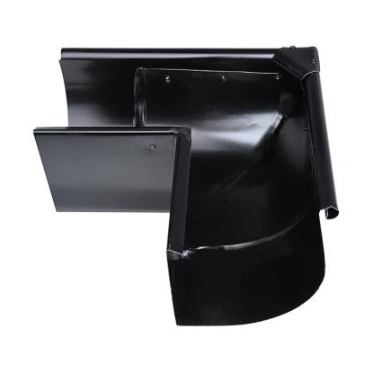 Plastmo Sort Stål Arkitekt udvendig gering, 1/4 rund, 90°