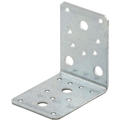 SIMA vinkelbeslag V1, pregalvaniseret, 89 x 89 x 2,5 x 65 mm