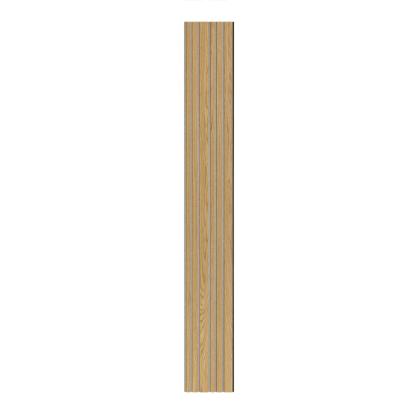 I-Wood Basic Mixed akustikpanel, klar olieret, beige filt og sort kerne, egefiner, 17 x 300 mm 