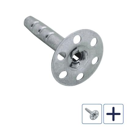 wedi metaldybel, galvaniseret, 110 mm