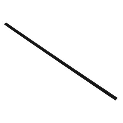I-Wood afslutningsliste til akustikpanel, sortmalet, sort filt og sort kerne, egefiner, 17 x 42 mm