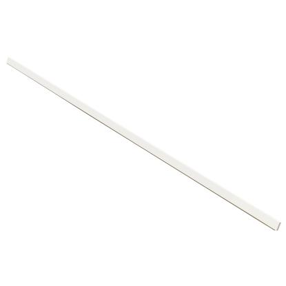 I-Wood UniPanel afslutningsliste, hvidmalet, lys kerne, folie, 16 x 55 x 2780 mm