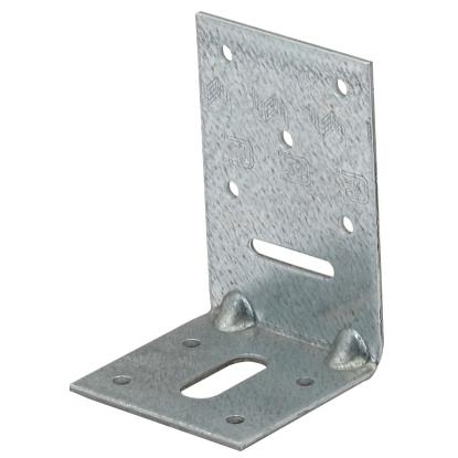 SIMA vinkelbeslag P2-12 med rib, pregalvaniseret, 90 x 60 x 2,5 x 60 mm