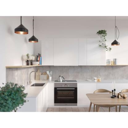 Fibo Kitchen Board vægplade, 10 x 600 x 580 mm, lentini grey stone - 2 stk.